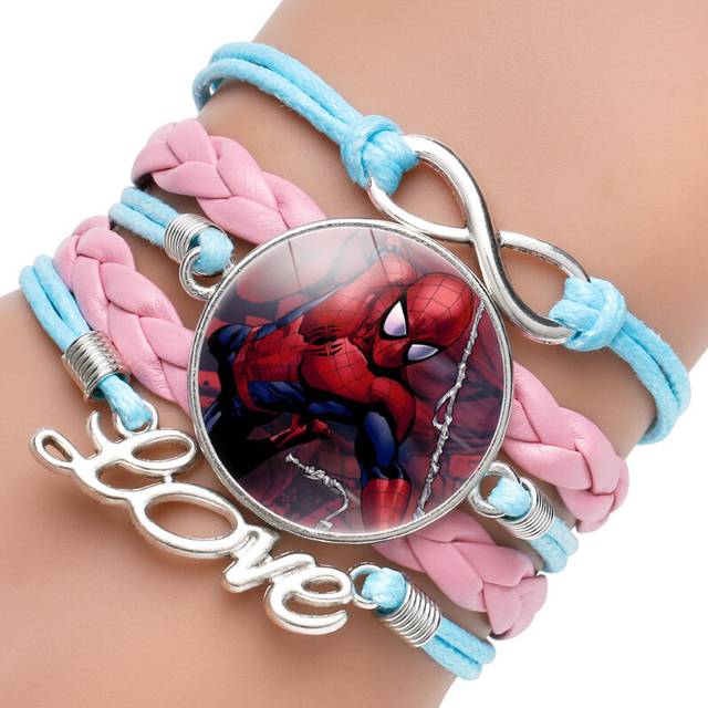 (22507916) Pink Multilayer Time Gem Bracelet Travel Souvenir
