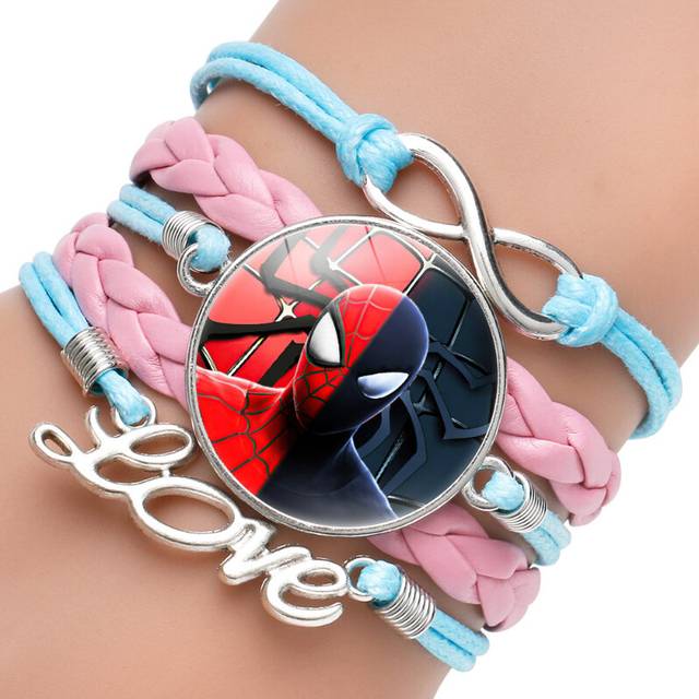 (22507918) Pink Multilayer Time Gem Bracelet Travel Souvenir