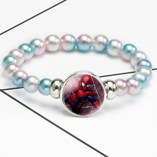 (22503616) Time Gem Bracelet Colorful Elastic String Charm