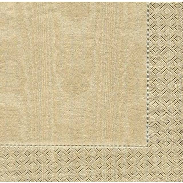 Entertaining with Caspari Luncheon Napkin  Moire Gold  20-Pack