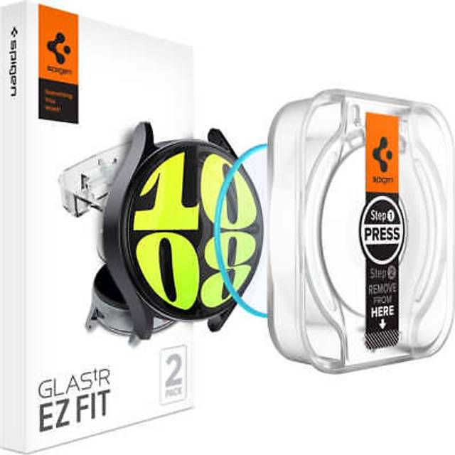 Spigen Samsung Galaxy Watch 7 (40mm) EZ Fit GLAS.tR Skärmskydd - 2 St. - Transparent