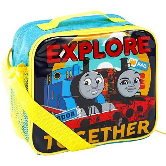 Thomas The Tank Engine Rectangular Insulated Lunch Box Bag for Boys and Girls, Perfect Size for Packing Hot or Cold Snacks for School and Travel, BPA