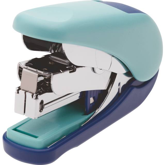 Plus By Pentel Mini Stapler Flat Clinch Power Assist White - White/Black