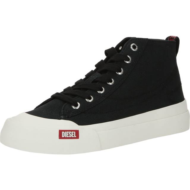Diesel Woman Sneakers Black Size 6.5 Textile fibers