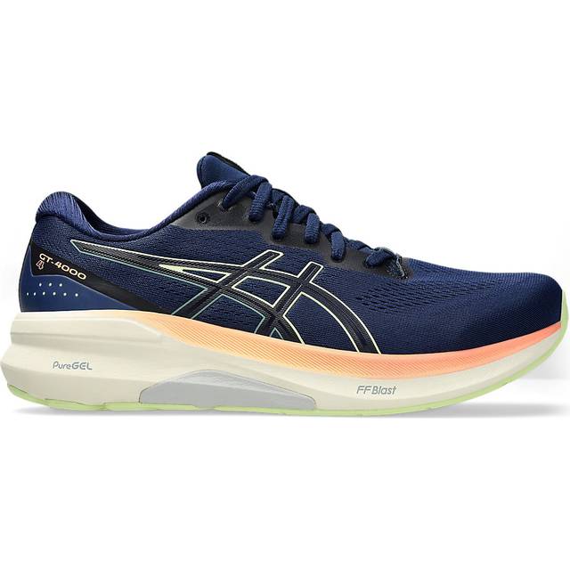 ASICS Men's GT-4000 4 2E Running Shoes, 8, Blue Expanse/Cool Matcha