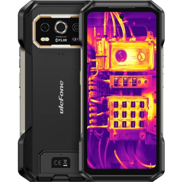 [HK Warehouse] Ulefone Armor 27T Pro Rugged Phone, Thermal Imaging, 12GB+256GB, Night Vision, 10600mAh, 6.78 inch Android 14 MediaTek Dimensity 6300 Octa Core, Network: 5G, NFC (Black)