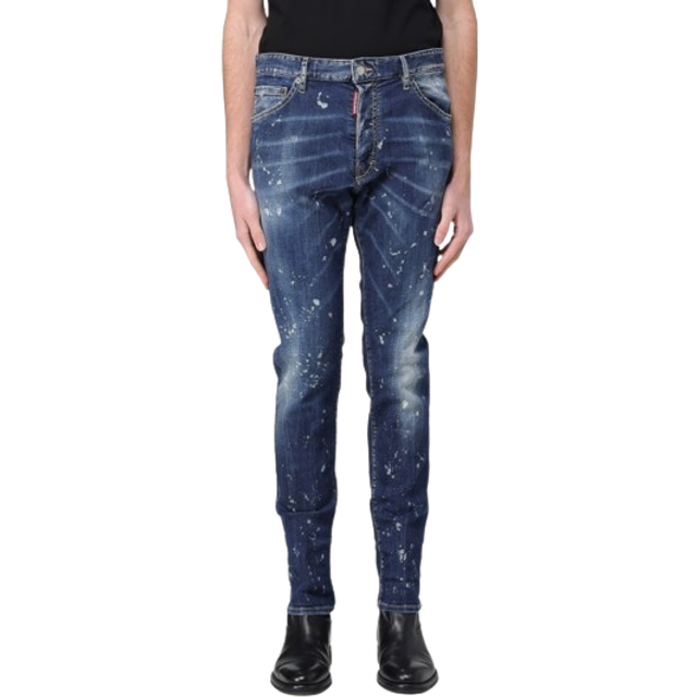 Distressed Cool Guy Denims with Dark Wash size 46 (46)