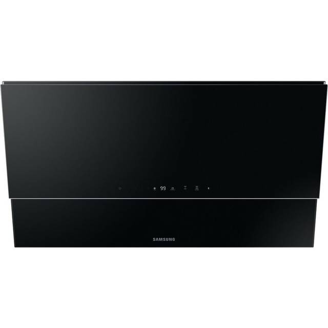 Samsung NK36C9804WB/UR Cooker Hood with Powerful Extraction Black Glass