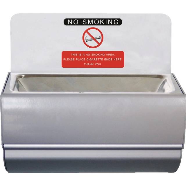 Bolero Wall Mounted Ashtray with Sign