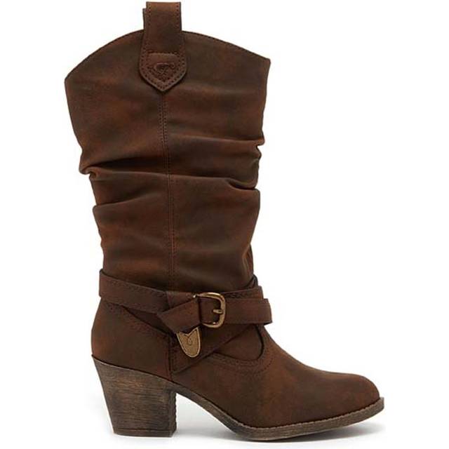 Rocket Dog Sidestep Brown Western Cowboy Boot - BROWN - 3