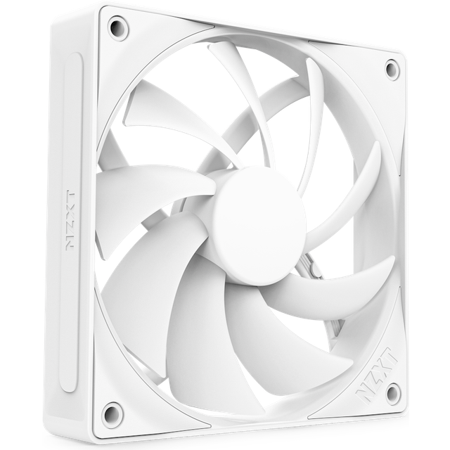 NZXT F120Q V2 Tyst luftflöde 120 mm PWM-fläkt (vit)