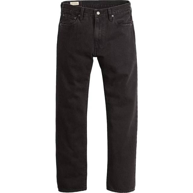 Levi's 555 Relaxed Straight Fit Jeans - Welcome To The Rodeo - Black, Black, Size 30, Inside Leg Regular, Men -  inside leg REGULAR,30