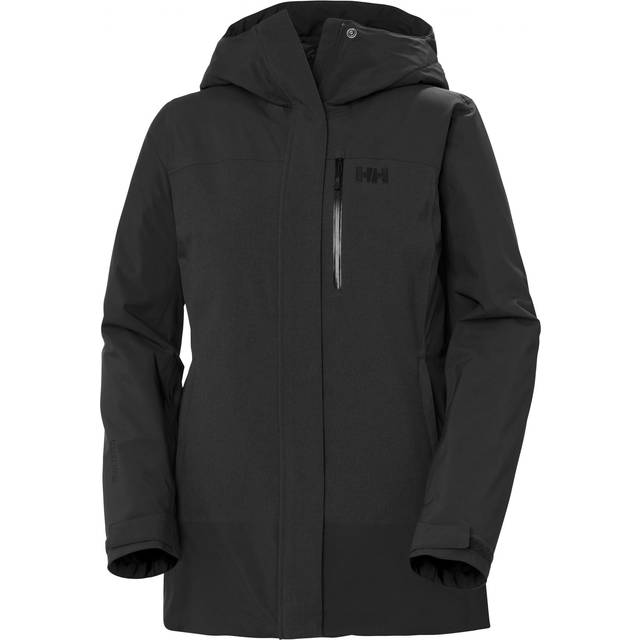 Helly Hansen Women's Snowplay Long Insulated Jacket Black, XL