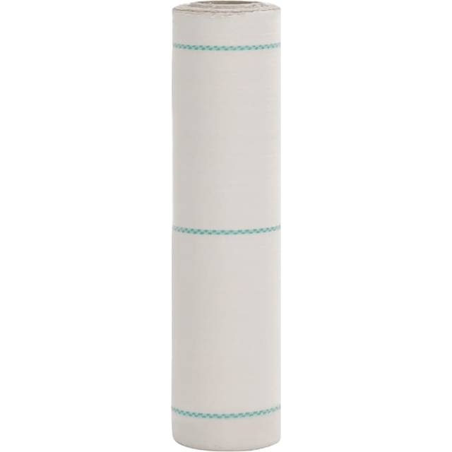 vidaXL Ogräsmatta vit 0,5x10 m PP