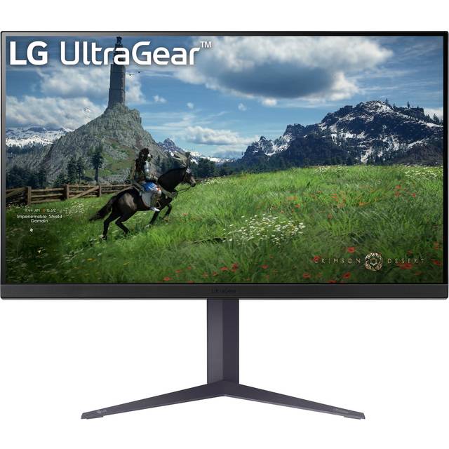 32” UltraGear QHD Nano IPS-spelskärm med 180 Hz uppdateringsfrekvens och HDR10 - 32GS85Q-B