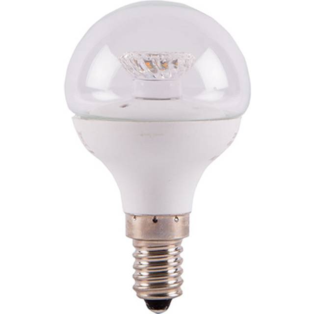 Bell Clear Round Non-Dimmable LED Ball Bulb 2.1W E14 2700K