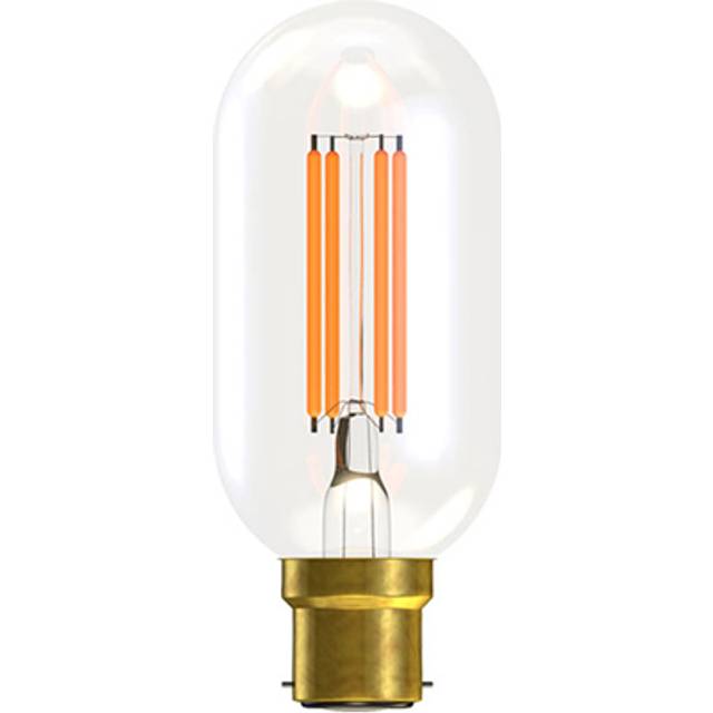 Bell Clear Tubular Short Non-Dimmable LED Filament Bulb 3.3W B22 2700K