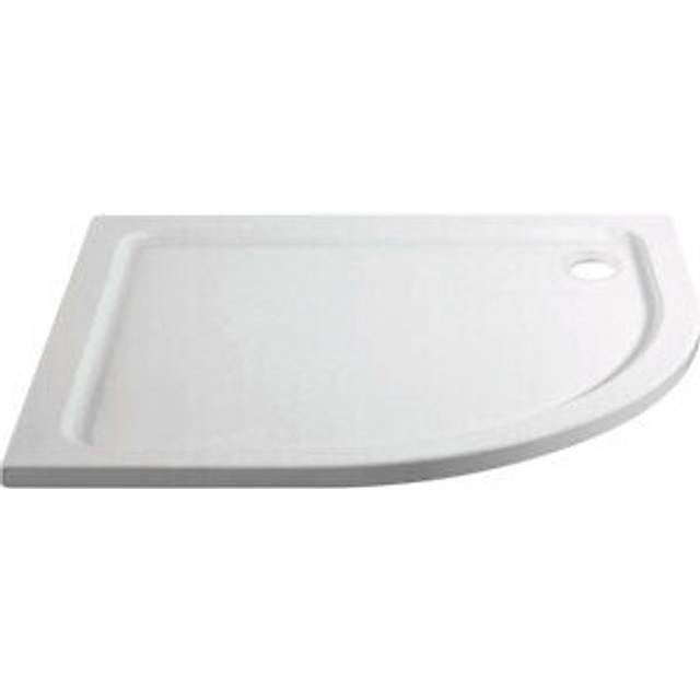 Anti Slip Offset Quadrant 1200 x 800mm Righ Hand Shower Tray - Jewel by Voda Design