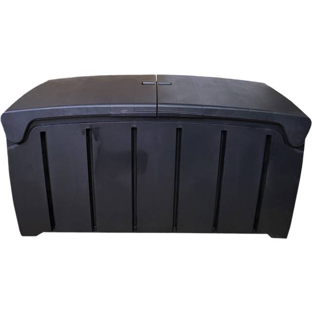 Samuel Alexander 300 Litre Garden Storage Box 115cm x 55cm x 60cm - Black, Black