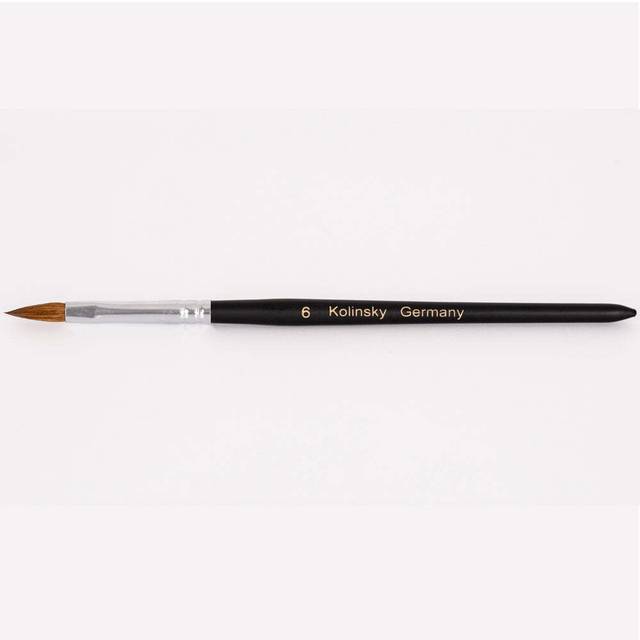 Pretty Pro Kolinsky Acrylic Nail Brush - Size 6