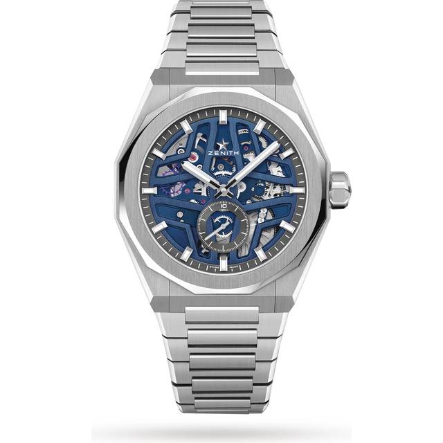 Defy Skyline Skeleton Steel 41mm Blue