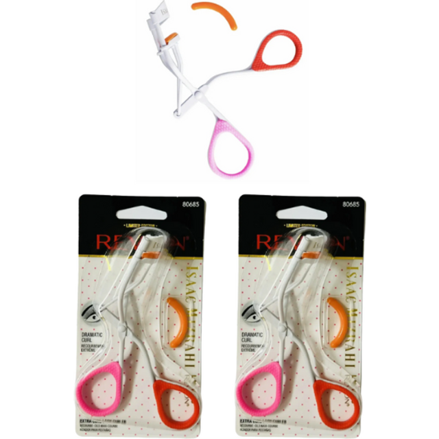 2 x Revlon Isaac Mizrahi Extra Curl Lash Curler Eyelash Limited Edition