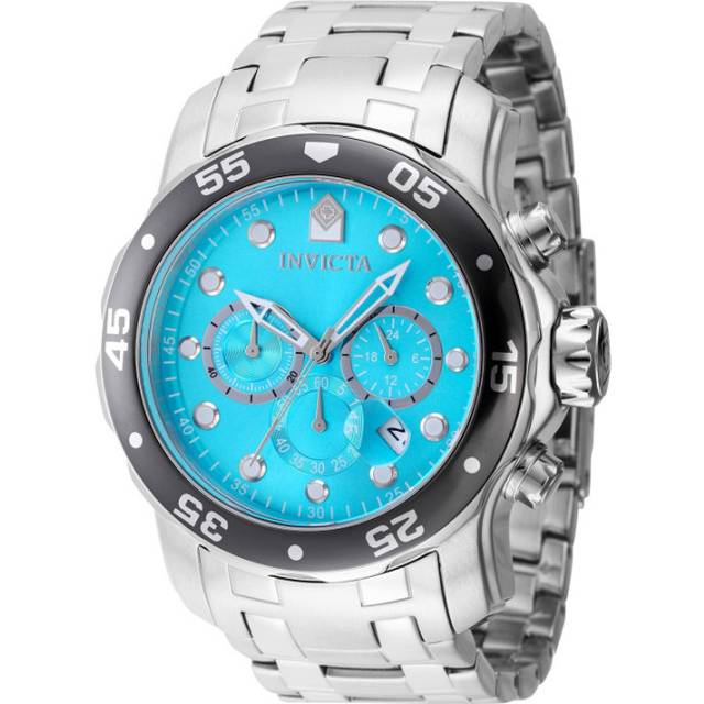 Invicta, Accessoarer, Herr, ONE Size, Kronograf Analog Klocka för Män - gray (ONE SIZE)