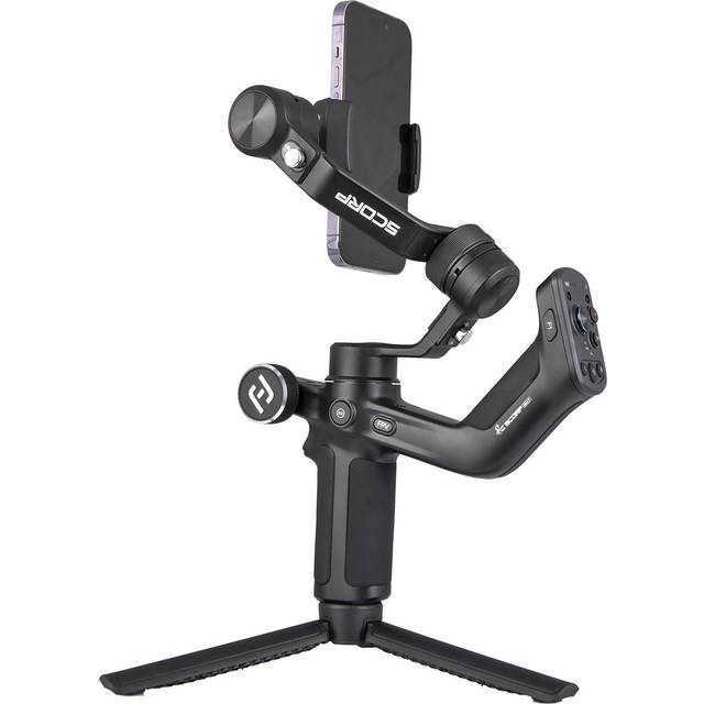 FeiyuTech Scorp Mini-P 3-Axis Handheld Gimbal for Smartphone Handle Grip, AI Tracker, Fill Light,