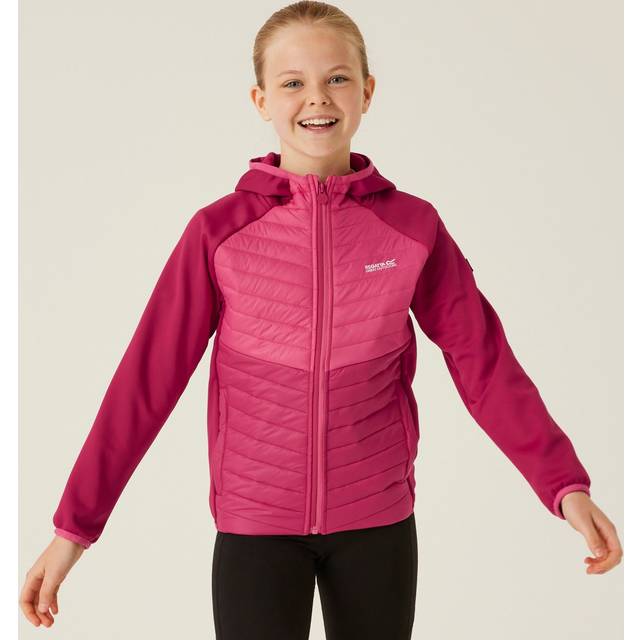 Regatta Kids Water-repellent Kielder Hybrid VIII Jacket Deep Pink Hot Pink, Size: 13 Years
