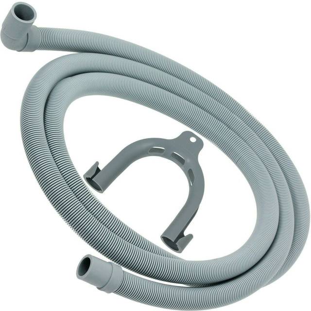 Drain hose for smeg montpellier logik washing machine washer 2.5m 90° + clip