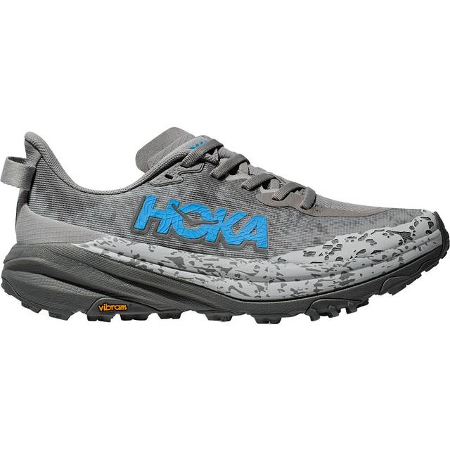 HOKA Women's Speedgoat 6 Trail Shoes in Stellar Grey/Asteroid, Size 8.5