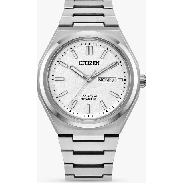 Citizen Men's Zenshin Super Titanium Eco-Drive Bracelet Strap Watch