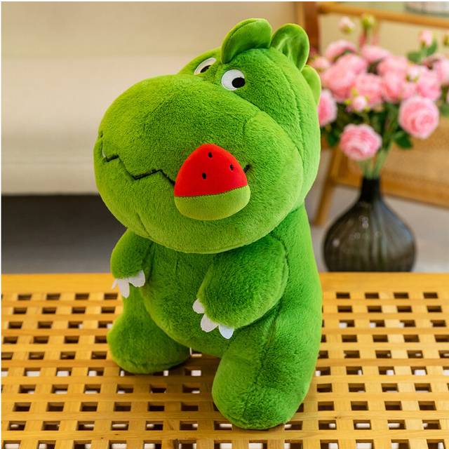 (Green, 38cm) Soft Cartoon Dinosaur Plush Pillow Pp Cotton Filled Creative Toy Ideal For Gifts