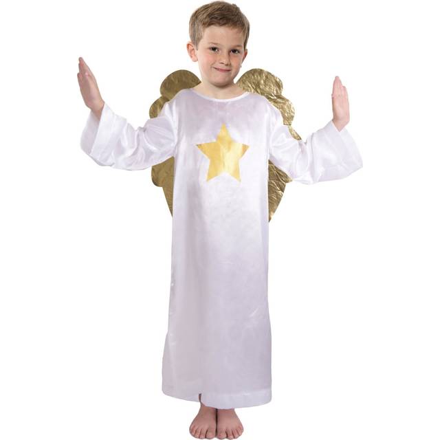 Kids boys xmas nativity angel costume school play angel dress costume 3-14