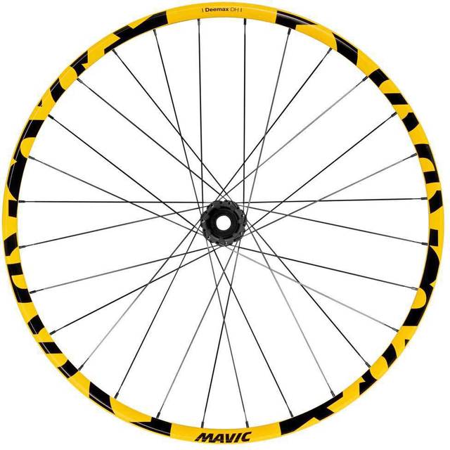 Mavic Deemax Yellow 6 Bolt 27.5" Downhill Rear Wheel - Black