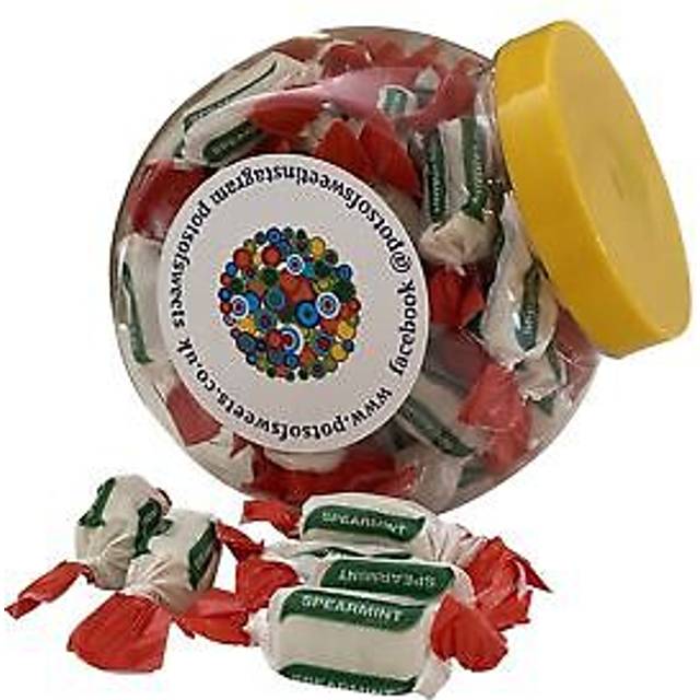 250g Cookie Jar of Stockleys Sugar Free Spearmint Chews