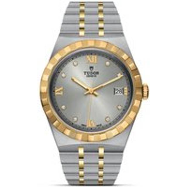 TUDOR Royal 38mm Stainless Steel and Yellow Gold Diamond Automatic Watch
