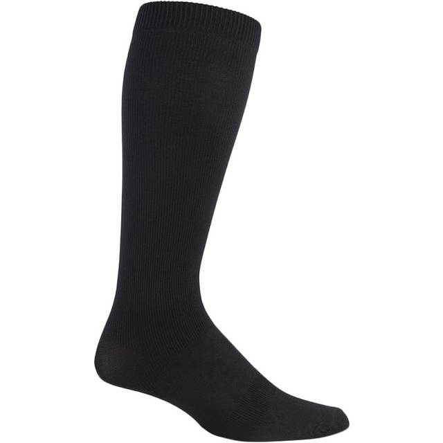 IOMI - Mens 18 mmHg Graduated Compression Travel Flight Socks for DVT - Black - Size 12-15