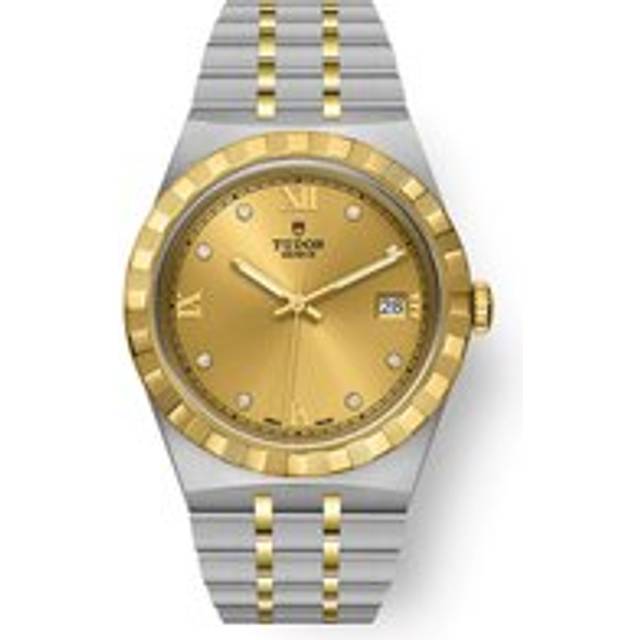 TUDOR Royal 38mm Stainless Steel and Yellow Gold Diamond Automatic Men’s Watch