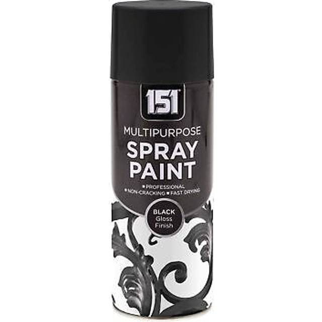 151 Multipurpose Black Spray Paint, 400ml - Matt Finish