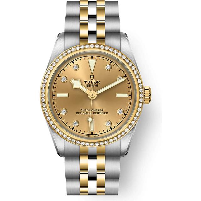 Tudor Black Bay Ladies' Diamond Bezel 18ct Gold & Steel Watch