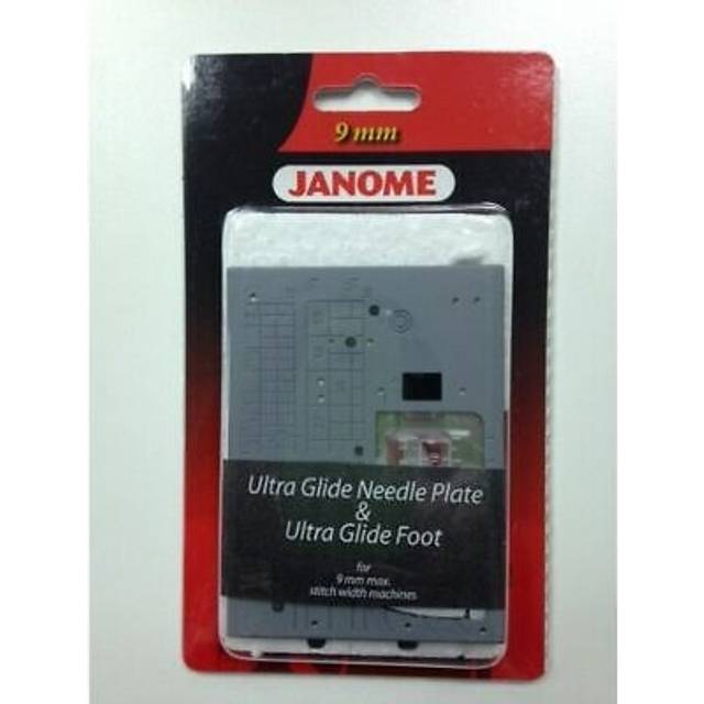 Janome Ultraglide Foot & Ultra Glide Needle Plate Set for 9mm Machines
