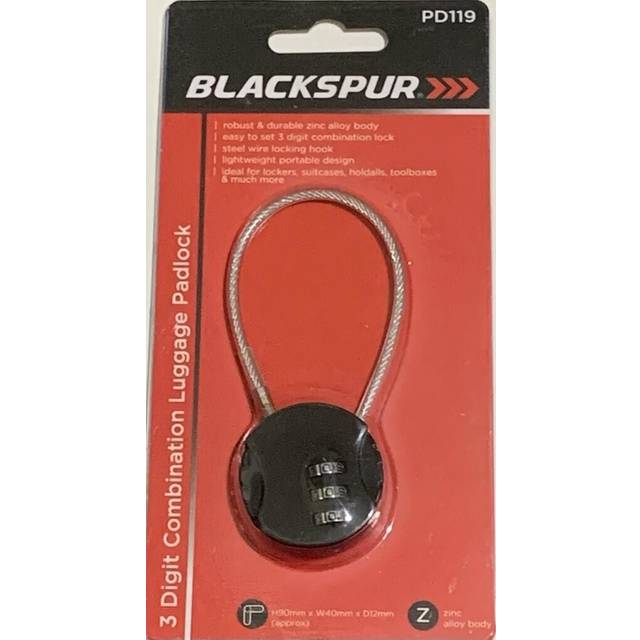 3 digit combination suitcase lock luggage padlock wire gym locker travel padlock