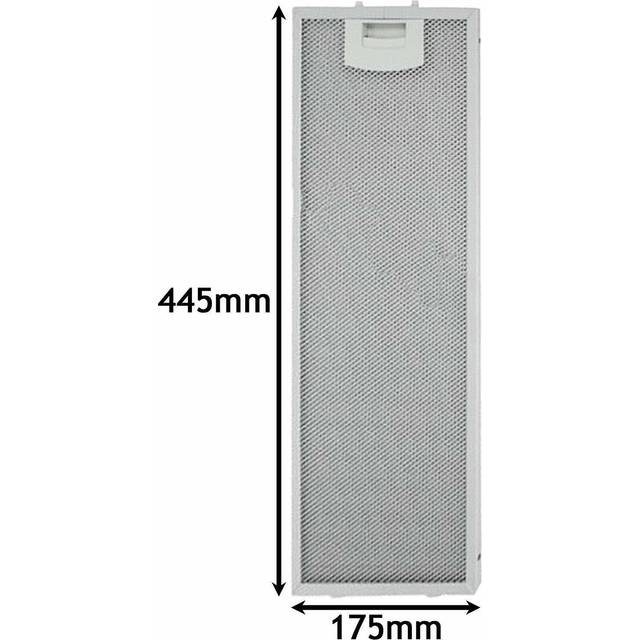 Grease filter for bosch neff cooker hood extractor vent fan 445 x 175mm