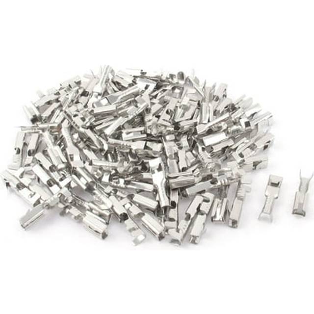 100Pcs 2.8mm Non Insulation Female Spade Crimp Terminal Wire Connector