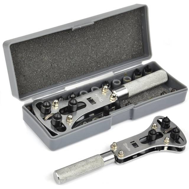 TRIXES Professional Watch Opener Tool for Repair and Repairs. CaseWrench Kit Battery