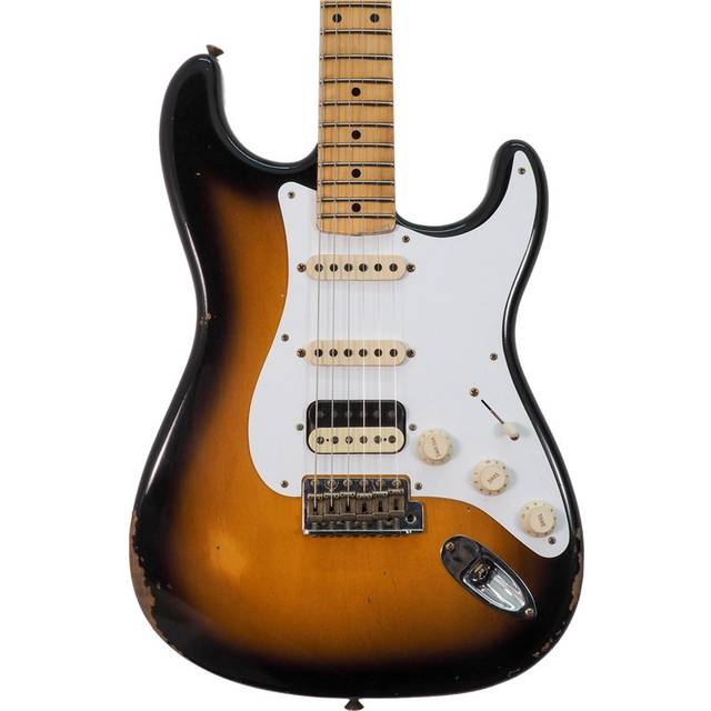 Fender Custom Shop 1956 Stratocaster HSS Relic Super Faded Aged 2-Colour Sunburst #R133851