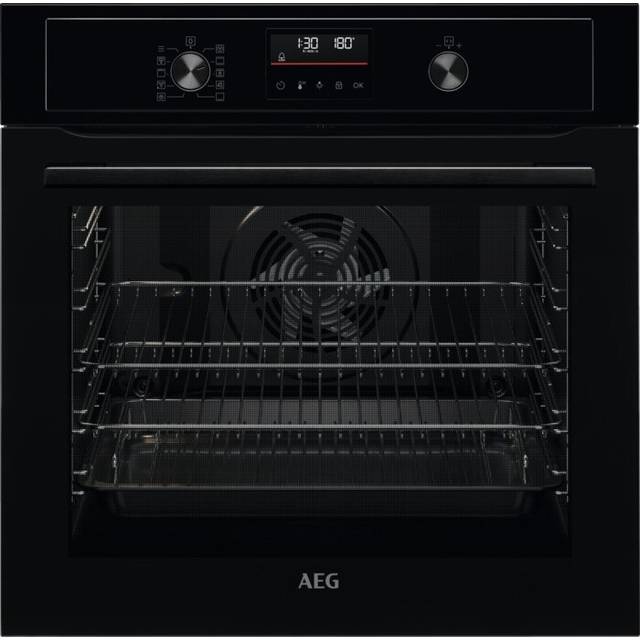 AEG 3000 Series BPX53506EB Pyrolytic Built In Electric Single Oven - Black