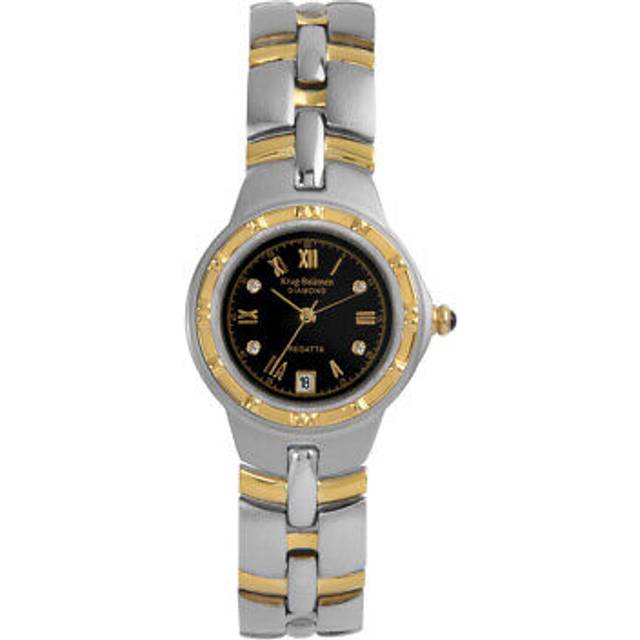 2616DL Regatta Diamond 25mm Quartz Watch - Black - One Size