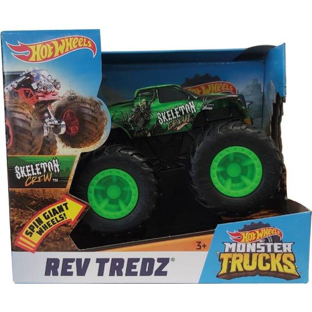 Hot Wheels FYJ79 Rev Tredz Skeleton Crew Monster Truck Vehicle (FYJ71)